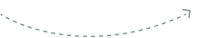 Curved dotted arrow pointing upwards, black background. Represents direction, progress, or process.
